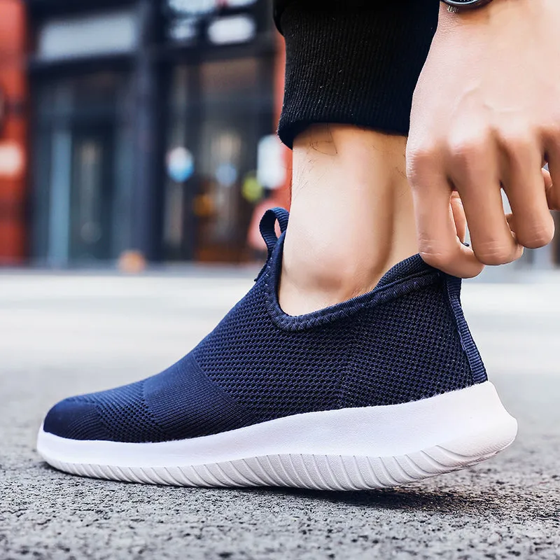 2022 Spring Men Shoes Slip On Casual Shoes Lightweight Comfortable Breathable Couple Walking Sneaker