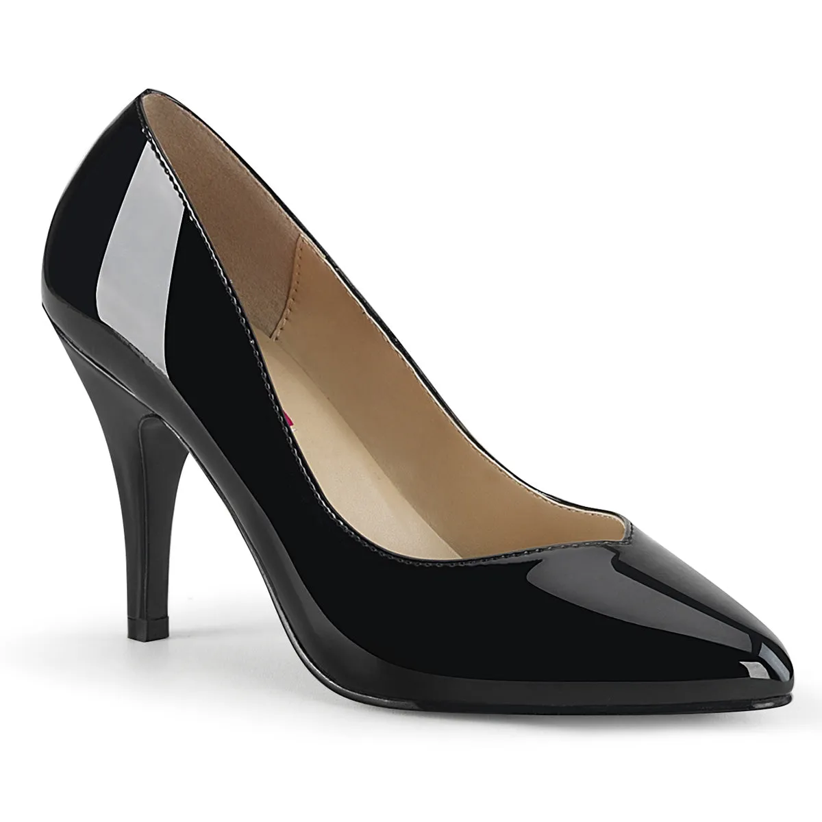 4 Inch Heel DREAM-420W Black Patent