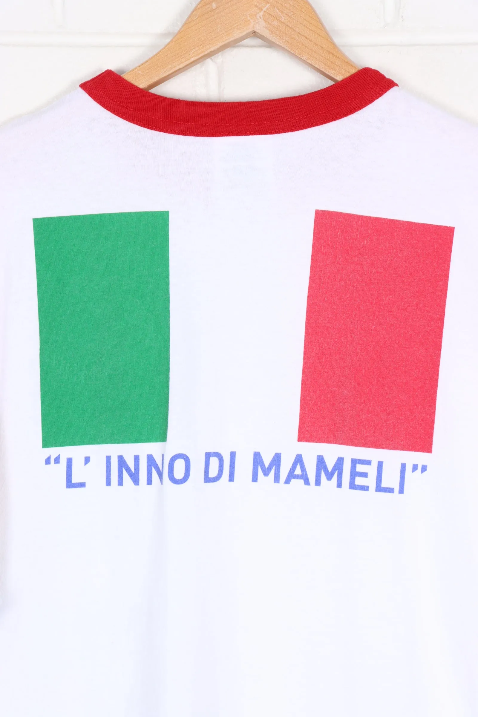 ADIDAS Italia "L Inno Di Mameli' Ringer Tee (L)