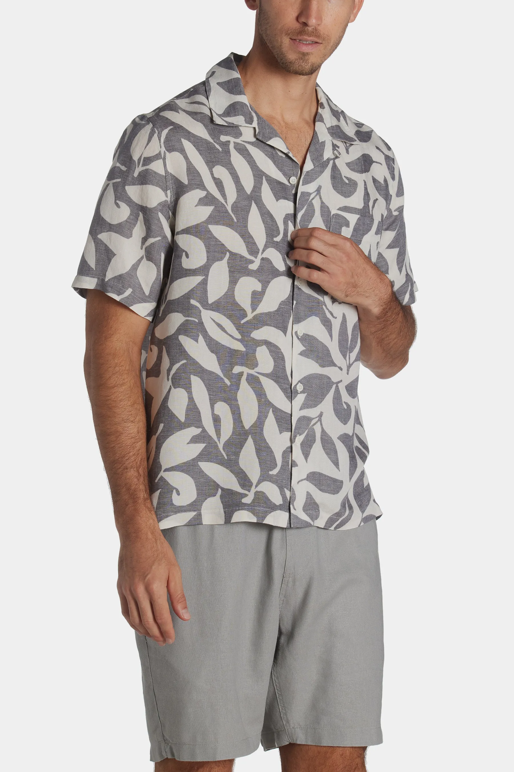 Air Linen Convertible Camp Shirt