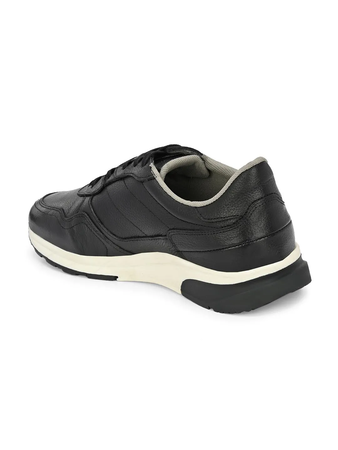 Alberto Torresi Genuine Leather Black Sneakers