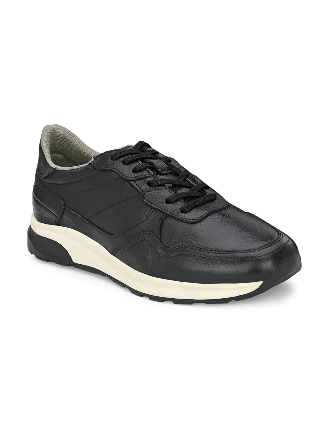 Alberto Torresi Genuine Leather Black Sneakers