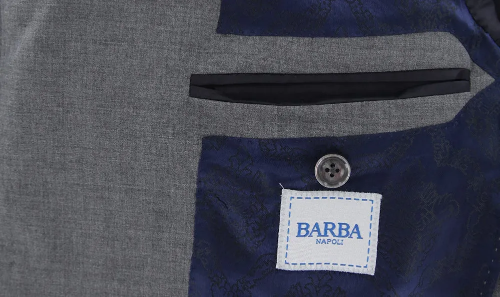 Barba Napoli Light Gray Suit