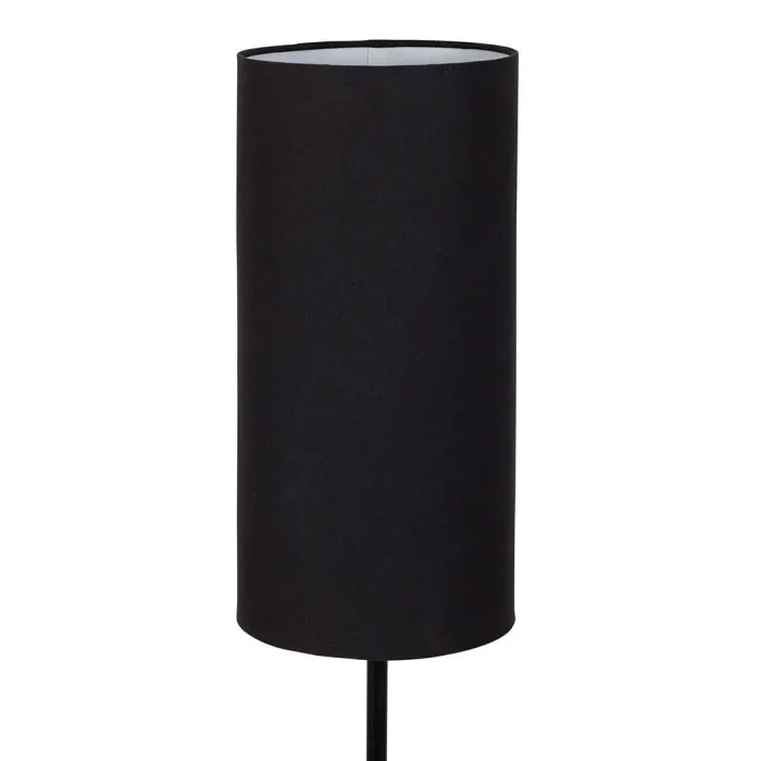 Black Mango Wood Floor Lamp