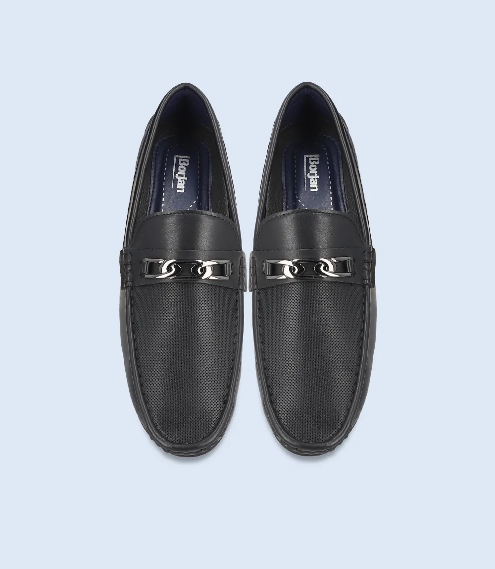 BM5136-BLACK-Men Loafers