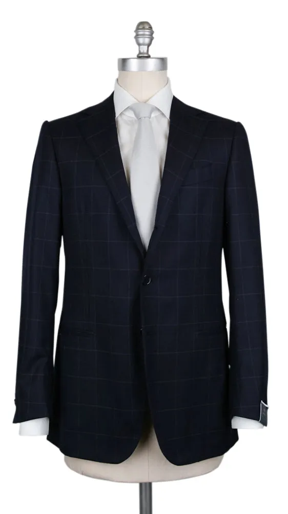 Borrelli Midnight Navy Blue Suit