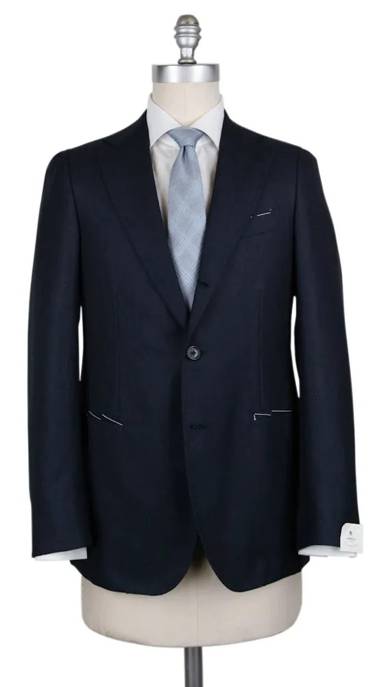 Borrelli Midnight Navy Blue Suit