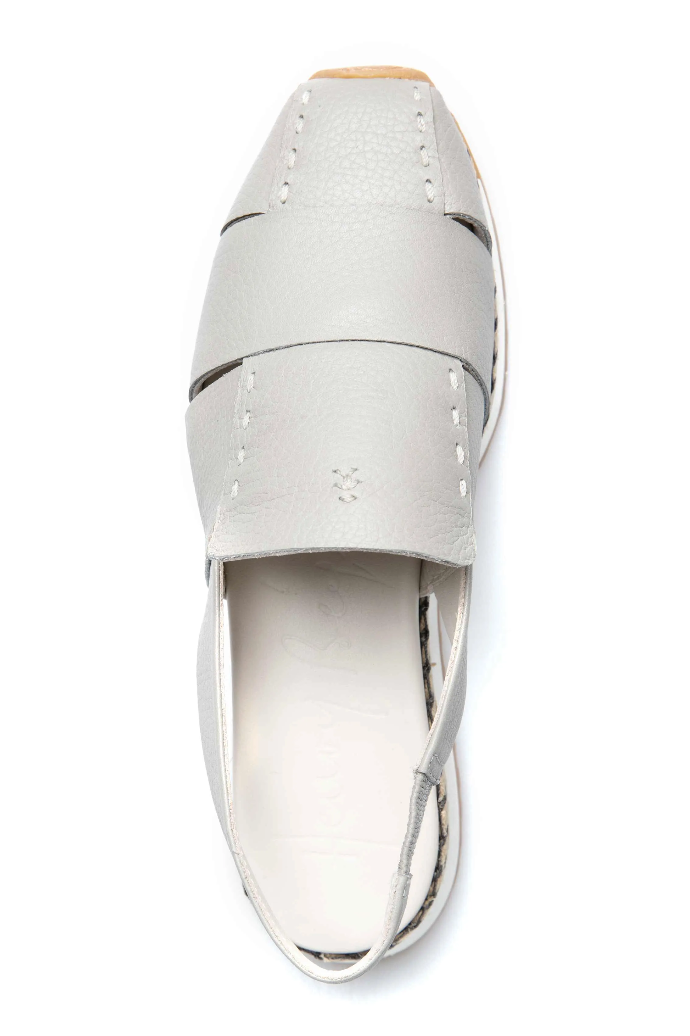 Chanel Sport Leather Slingback Shoe in Cervo Brina