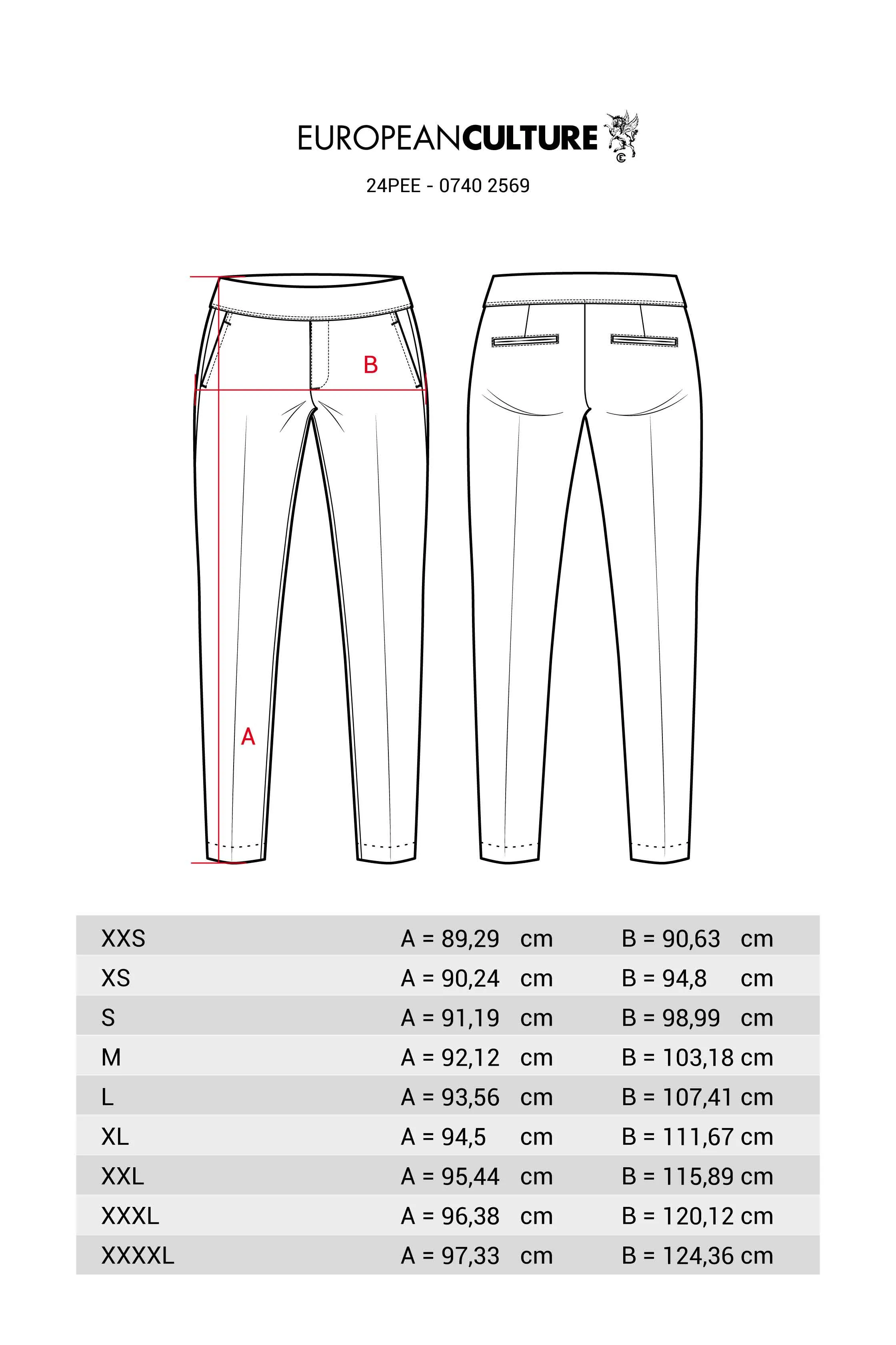 Chino Pants with Elastic Waist 0740 2569