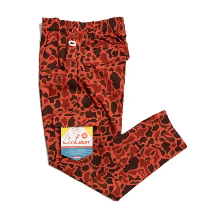 Cookman Chef Pants Cargo - Ripstop : Duck Hunter Camo Red