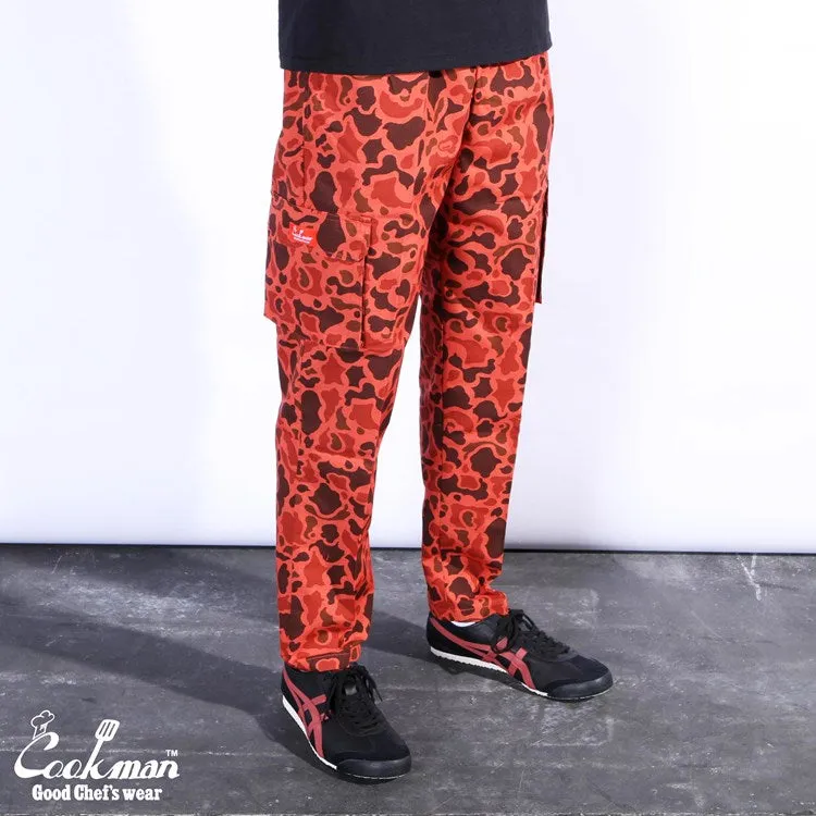 Cookman Chef Pants Cargo - Ripstop : Duck Hunter Camo Red