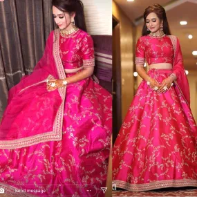 DESIGNER PARTY WEAR BOLLYWOOD LENGHA WEDDING