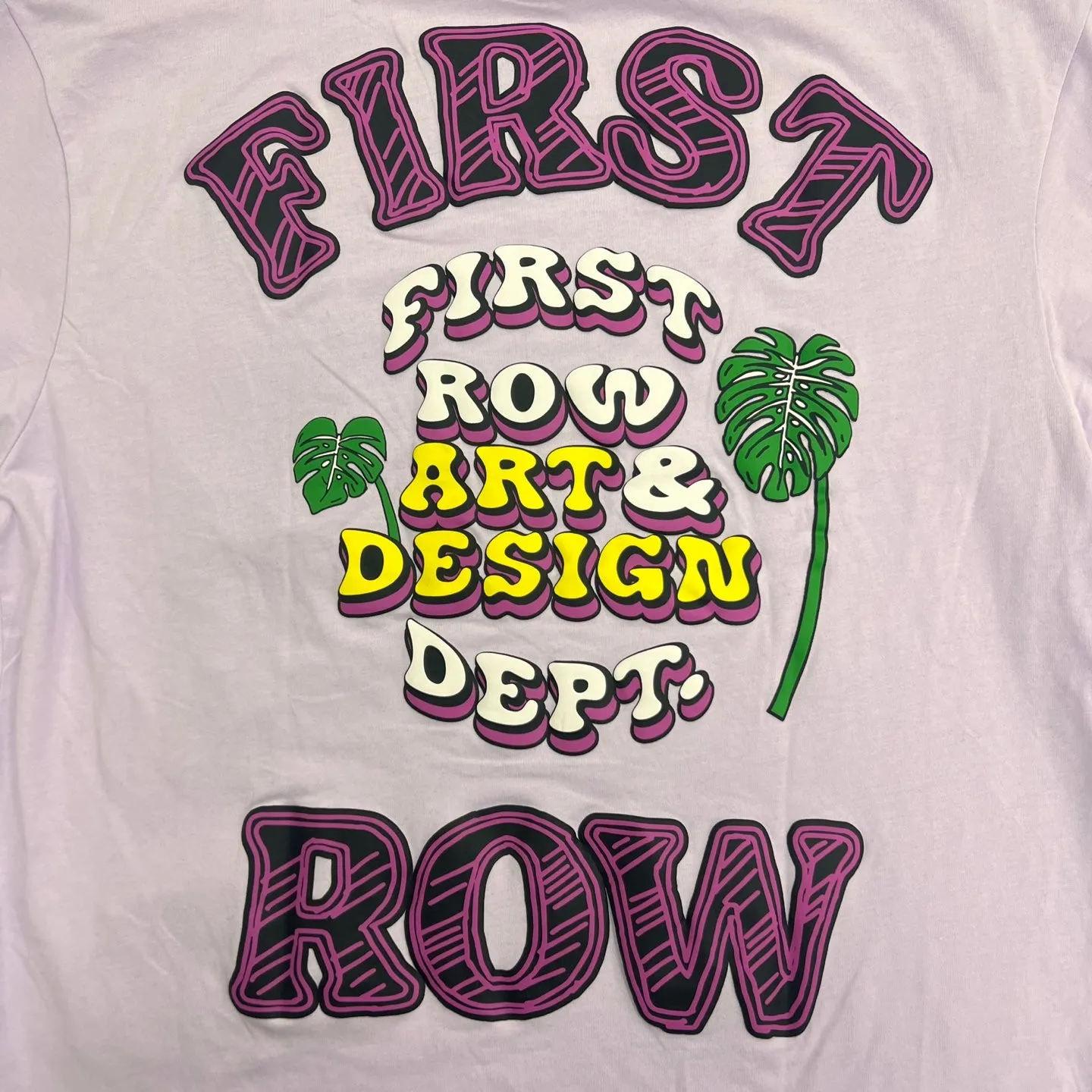 First Row Art & Design Dept. Graphic T-Shirt