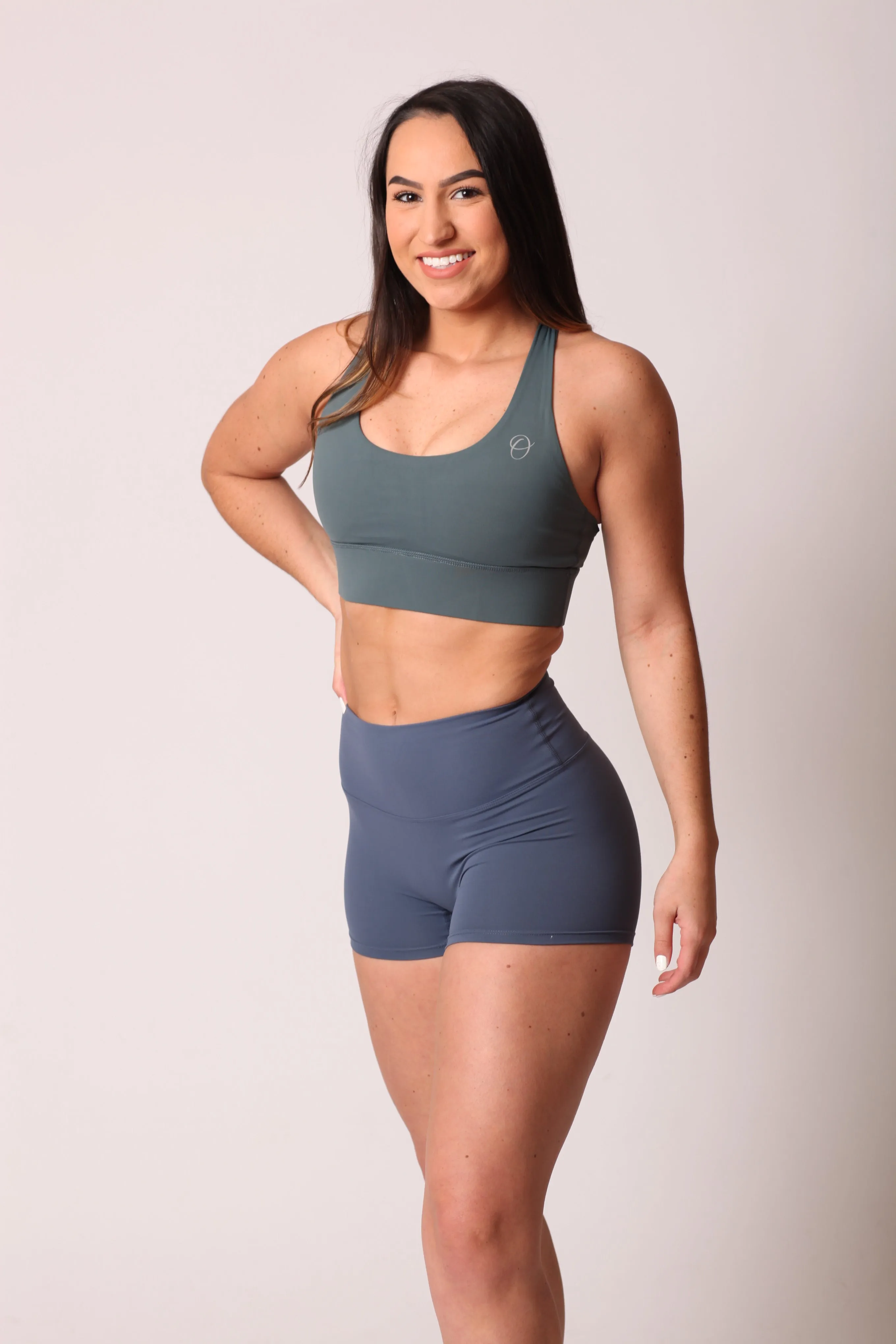 Genesis Moss Green Sports Bra