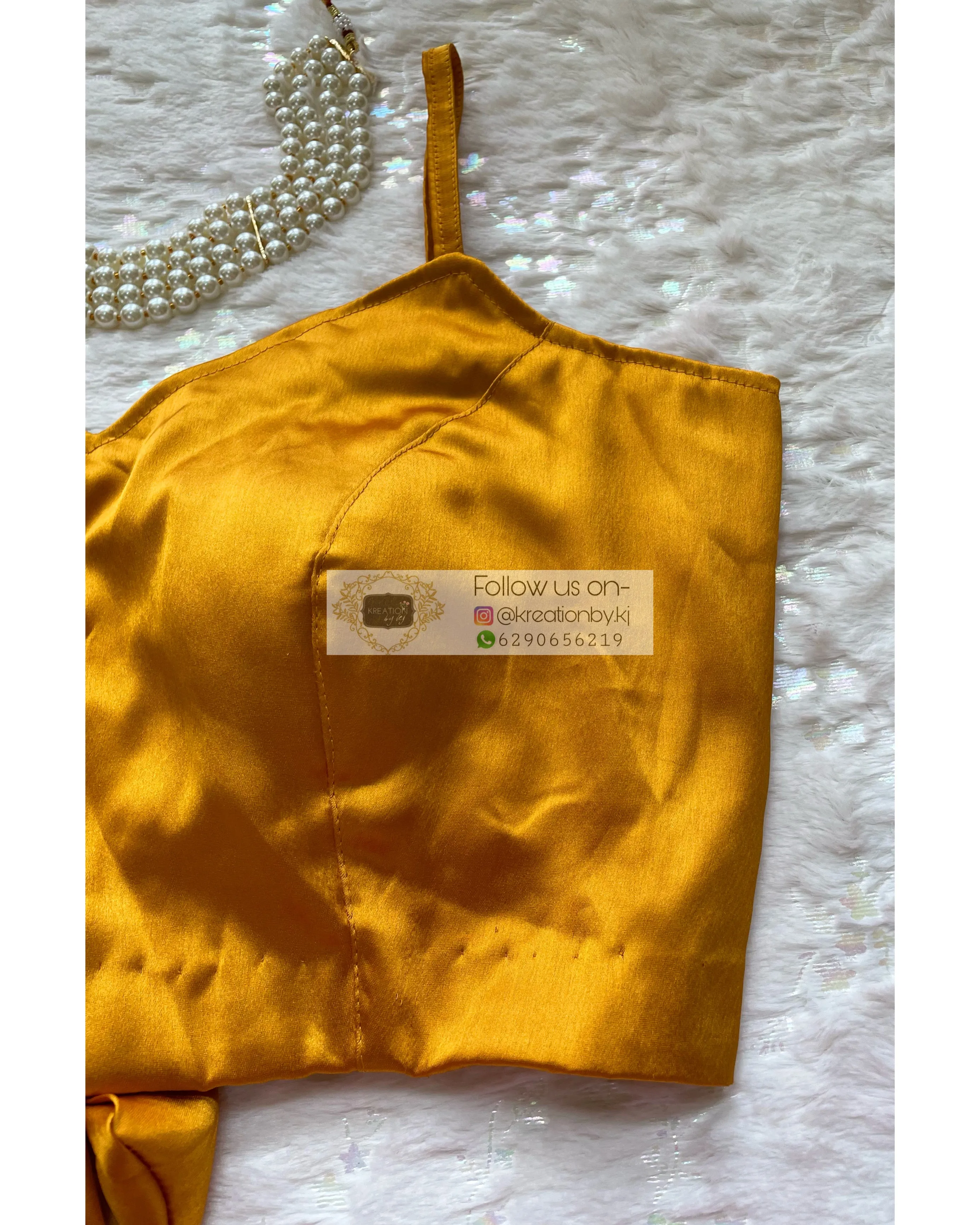 Golden Yellow Strappy Blouse