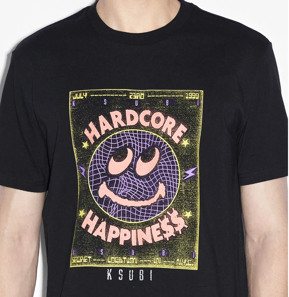 KSUBI Hardcore Kash SS Tee Jet Black