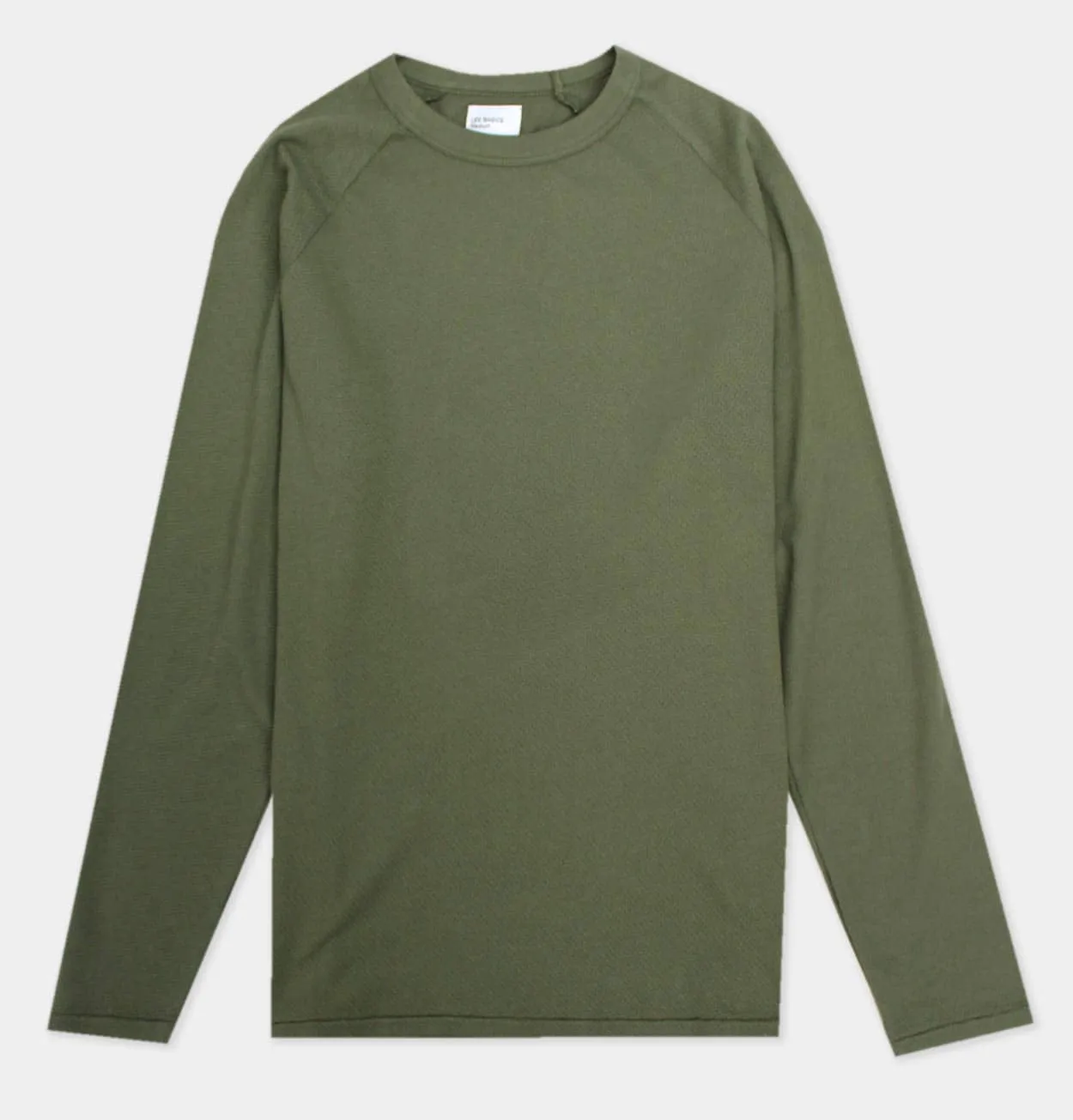 Les Basic Le Long Sleeve T-Shirt in Army