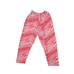 Men's Red And White Zubaz Pants