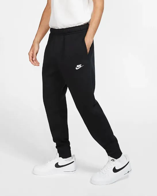 Nike Sports trousers for adults with elastic bottom Jogger Club Fleece BV2671 010 black