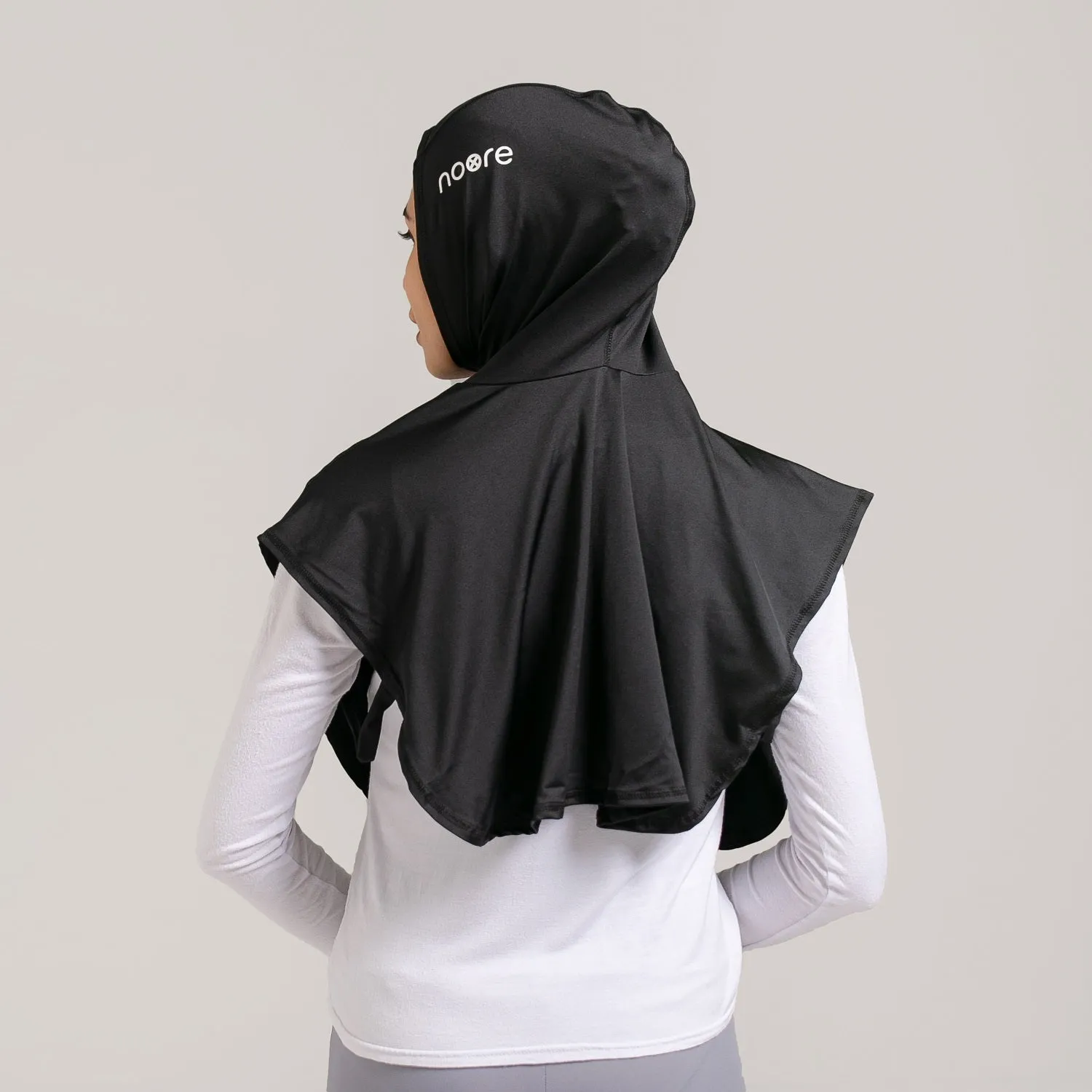 NOORE - Sarai Sport Hijab - Black