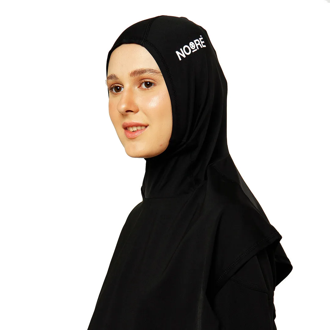 NOORE - Sarai Sport Hijab - Black