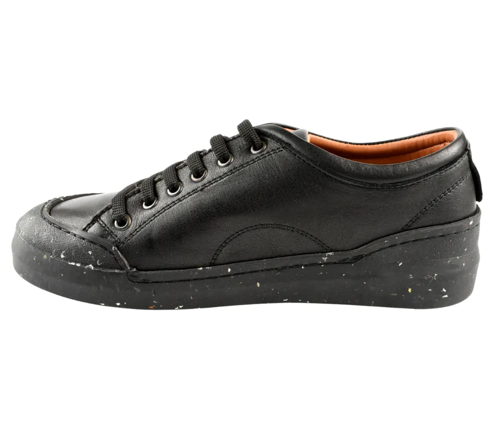 Pantofi casual, dama, ANNA VIOTTI, D16-1902 negru, piele naturala