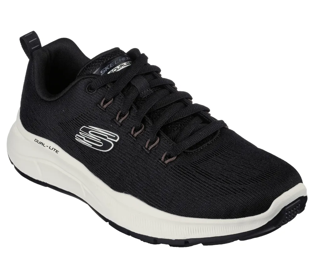 Pantofi sport, barbati, SKECHERS EQUALIZER 5.0, 232519-BKW negru, textil