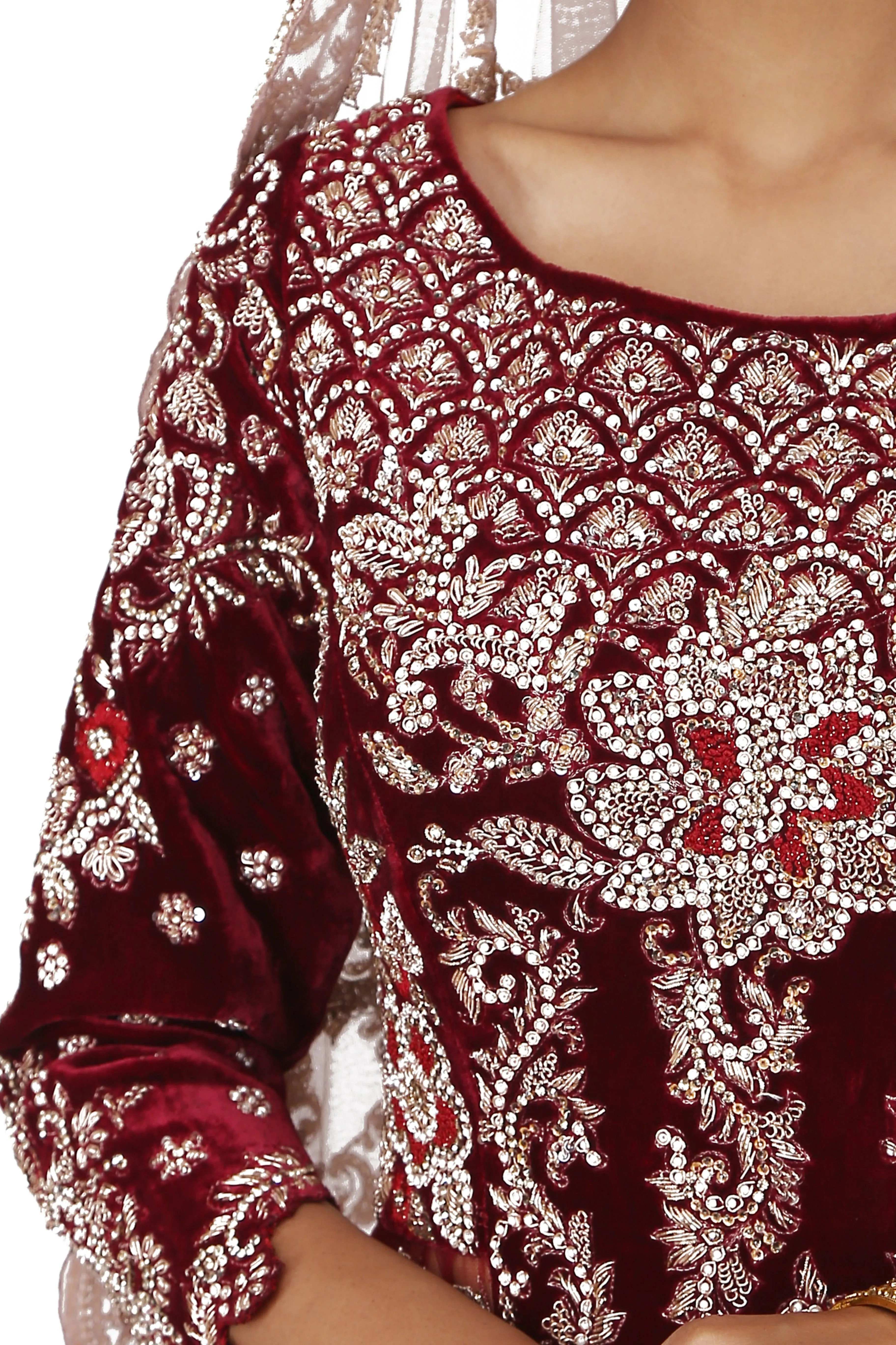 Persian Tunic Lehenga with trail