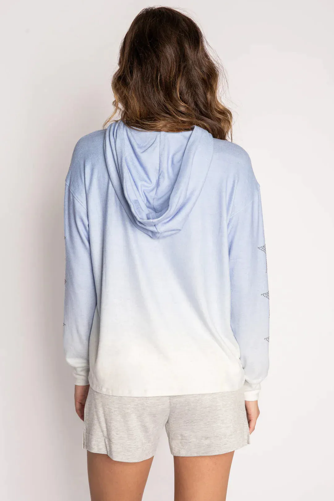 PJ Salvage Blue Ombre Goddess Star Hoodie