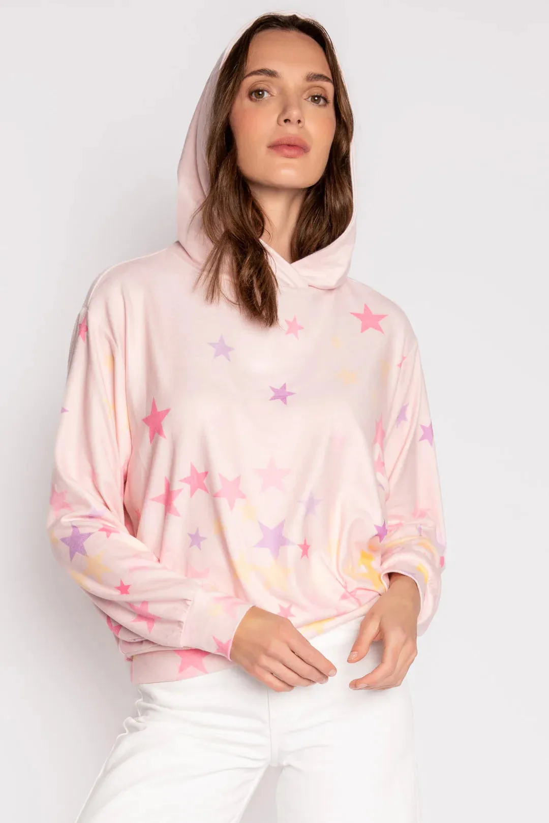 PJ Salvage Peach Party Star Hoodie