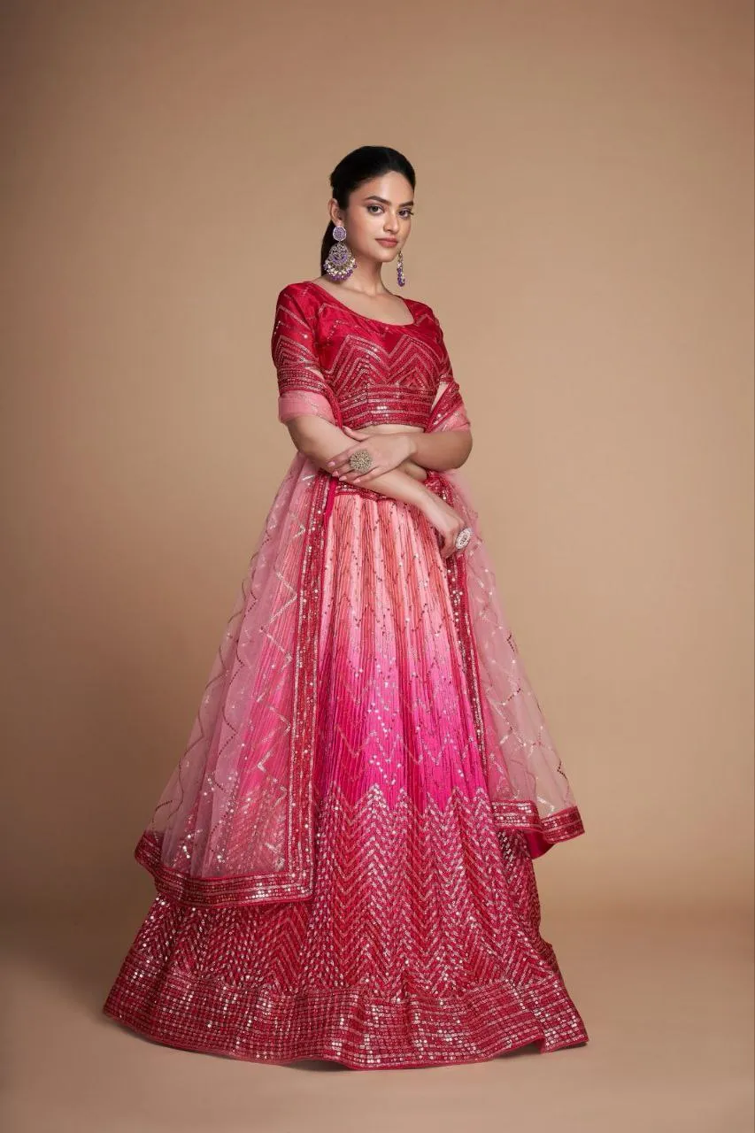 Premium Heavy Embroidery Party wear Women's Lehengas