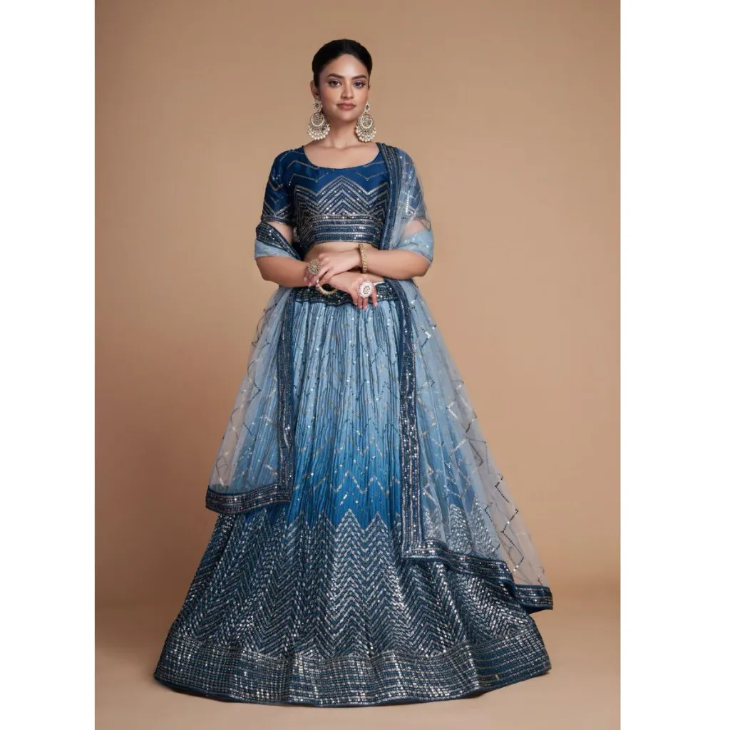 Premium Heavy Embroidery Party wear Women's Lehengas