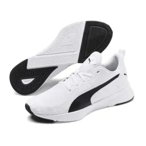 Optimized Title: PUMA Flyer Runner Mens Mesh Running Shoes - White/Black