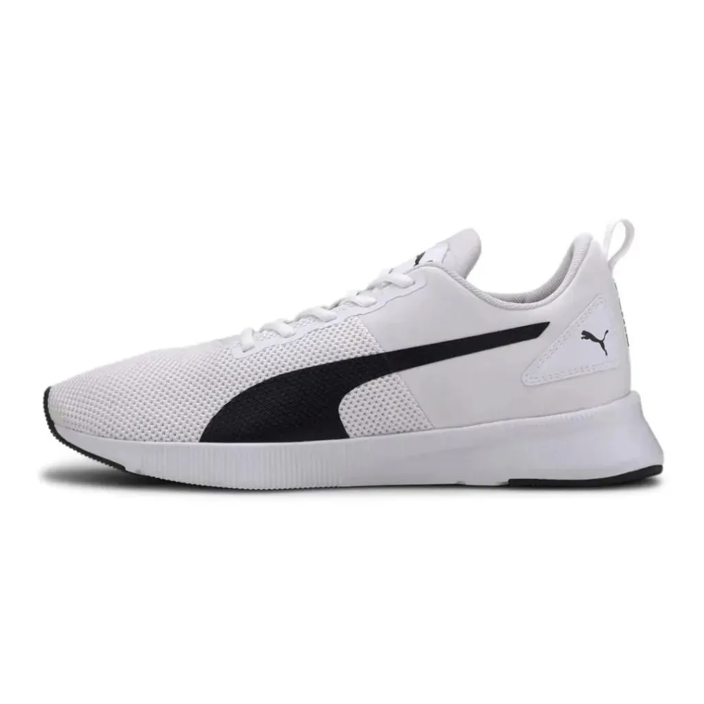 Optimized Title: PUMA Flyer Runner Mens Mesh Running Shoes - White/Black