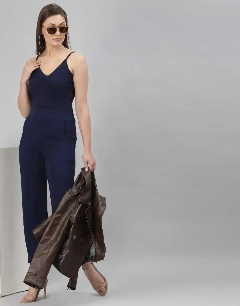 Shop From Trendy Collection Of Jumpsuit Lycra Dress - Dark Blue