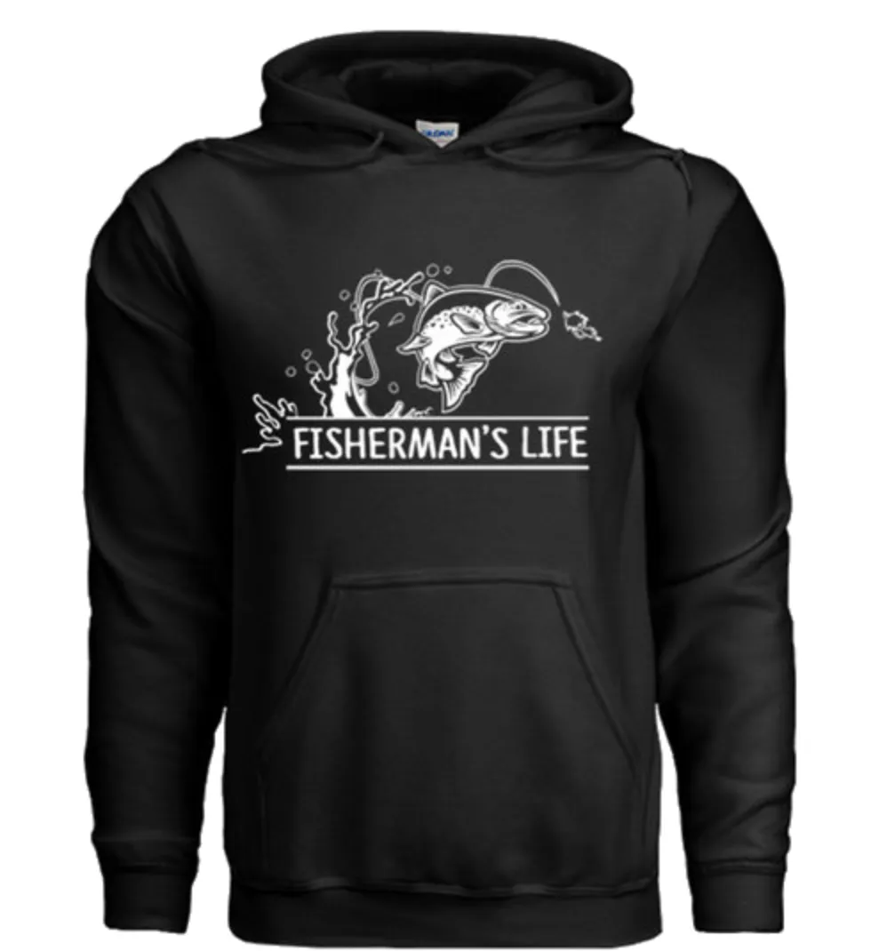 Steelhead on Fly Hoodie