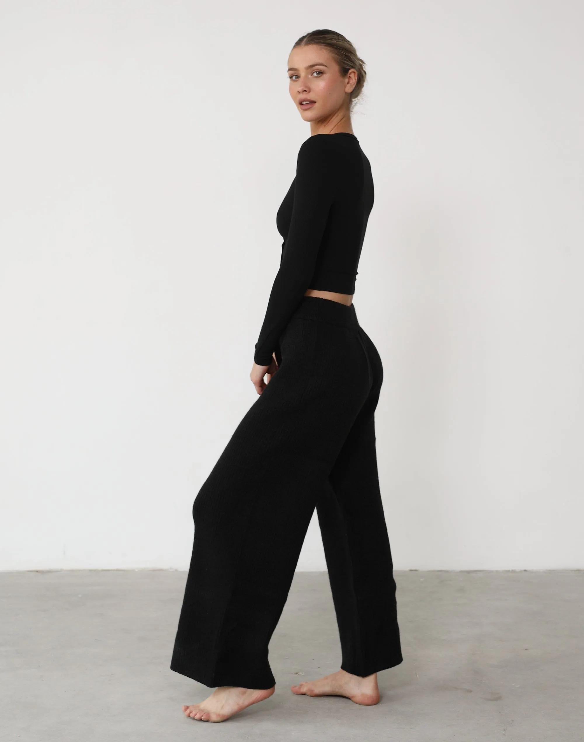 Tavinia Knit Pants (Black)