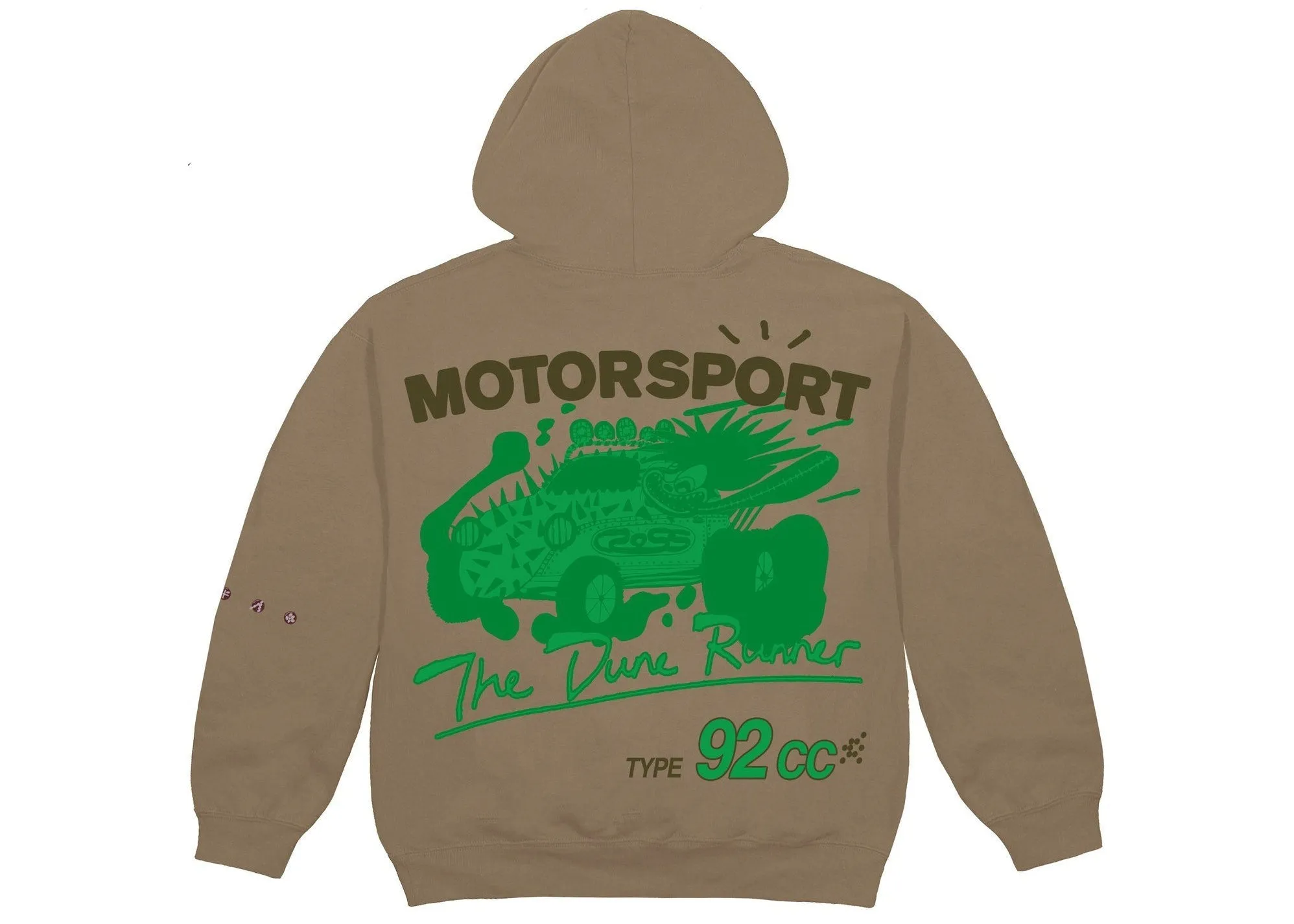 Travis Scott Cactus Jack Motor Sport Hoodie Dark Sand