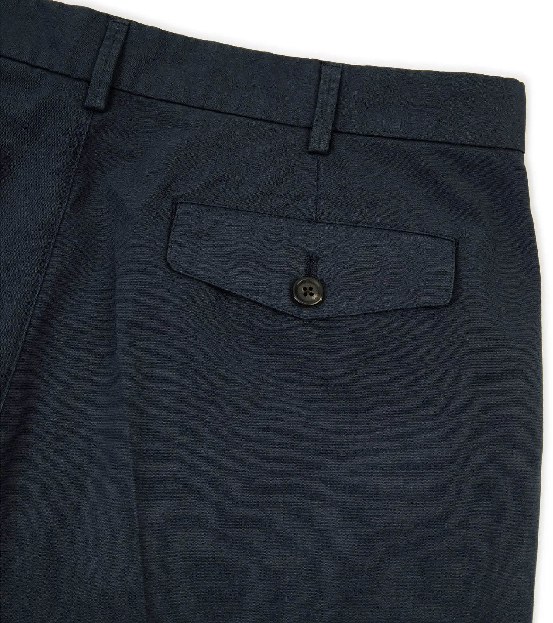 Mens Navy Trunk Hallam Cotton Poplin Trousers - Comfortable and Stylish