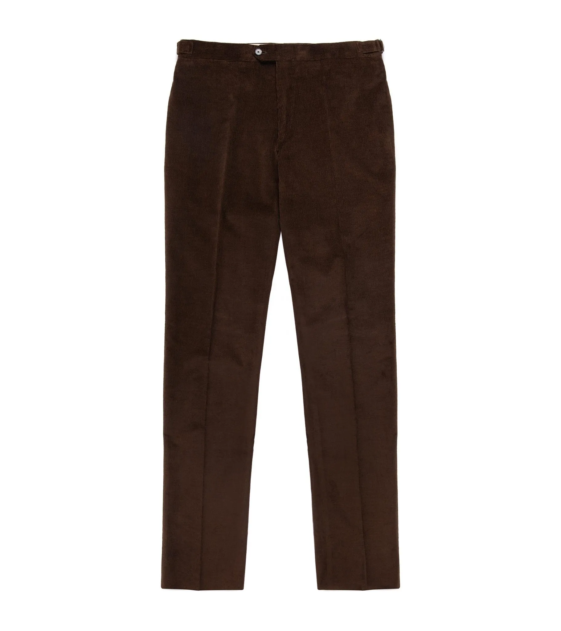 Trunk Wigmore Italian Cotton Needlecord Suit Trousers: Bitter Chocolate