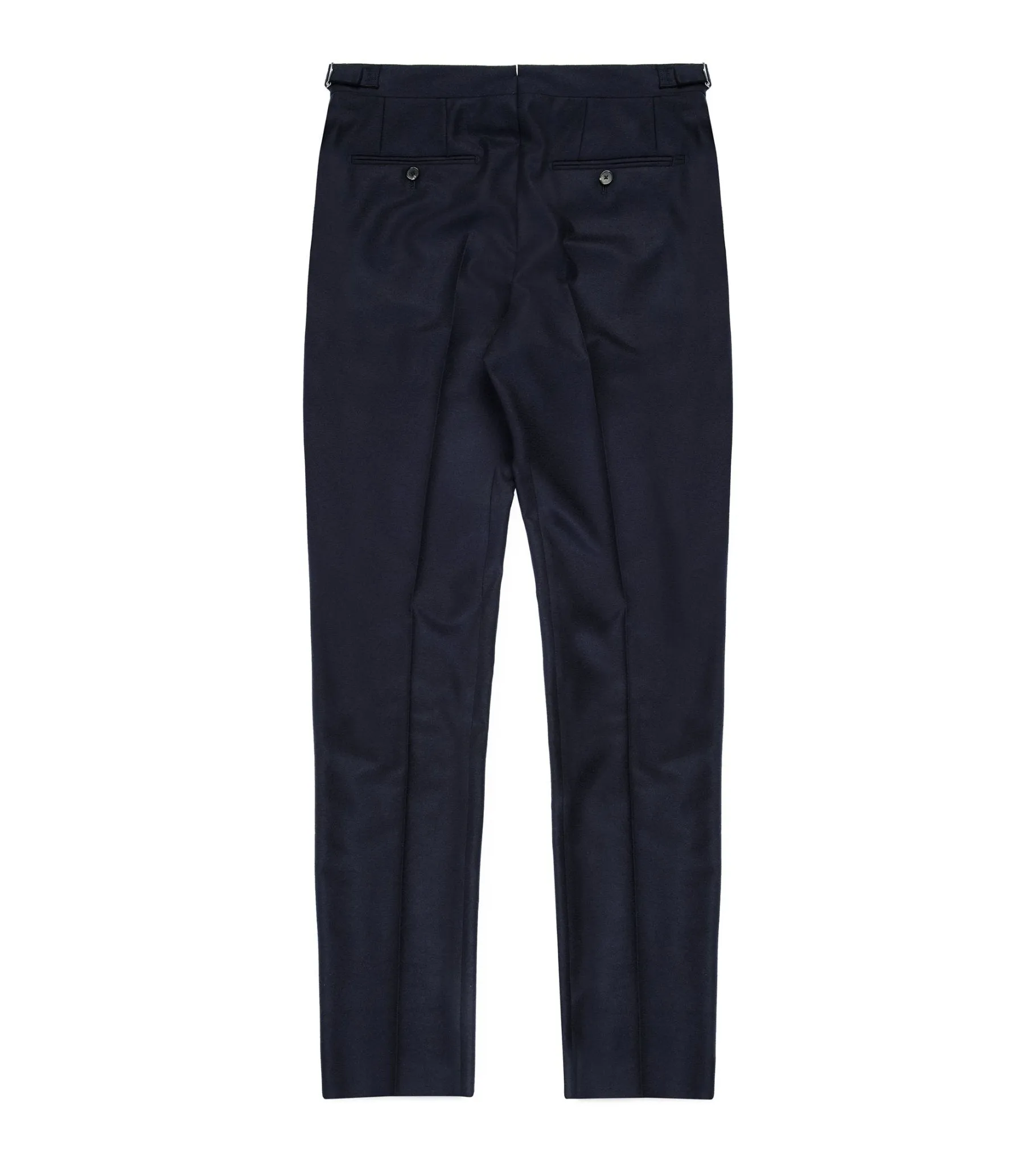 Trunk Wigmore Wool Flannel Suit Trousers: Navy