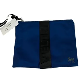 Veltri Zip Pouch in Blue - 9 x 7