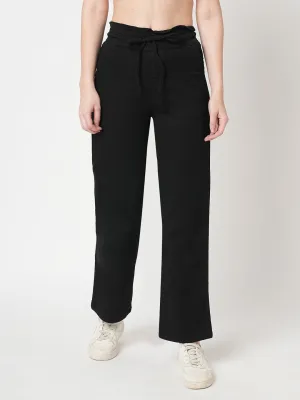 Women Black High-Rise Jogger